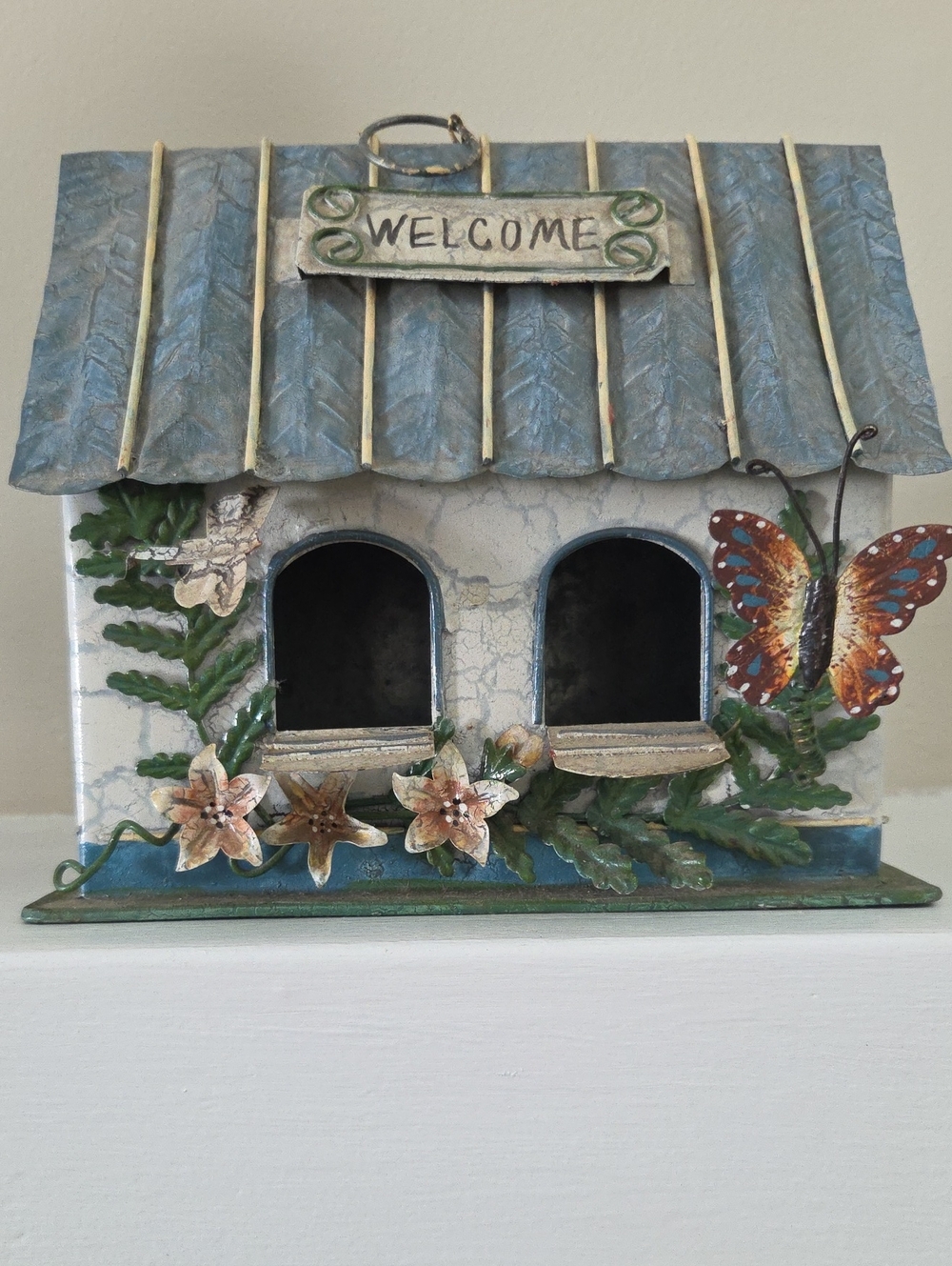 Decorative Metal Birdhouse